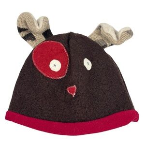 Cate & Levi 1 of 1 Kids Wool & Fleece Lined Puppy Dog Beanie Toque with Ears